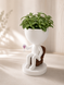 Ghiveci de flori 3D WineBuddy Relax, alb, 140 &times; 235 mm 3dv1007 foto 2