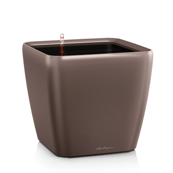 Ghiveci inteligent Lechuza Quadro Premium LS 21 pătrat 4 l 23 x 20 cm, Culoare Alb 16120 foto