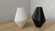 Vaza 3d Xenonis Premium rotund 15 x 22 cm, Culoare Maro 3dv0012 foto 2
