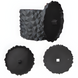 Ghiveci de flori 3d, Obsidian , rotund 13 x 12 cm, Culoare Antracit 3dv0796 foto 5