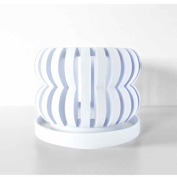 Ghiveci de flori 3d Orchid Ori Premium rotund 17 x 13 cm, Culoare Alb 3dv0303 foto
