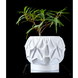 Ghiveci de flori 3d Mistella rotund 15 x 12.5 cm, Culoare Alb 3dv0397 foto 2
