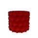 Ghiveci de flori 3d, Razorix , rotund 13 x 12 cm, Culoare Rosu 3dv0859 foto 2