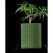 Ghiveci de flori 3d Folium Premium rotund 9 x 10,5 cm, Culoare Verde 3dv0041 foto 5