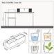 Ghiveci inteligent Lechuza Balconera Culoare 80 dreptunghiular 12 l 19 x 79 x 19 cm, Culoare Maro deschis 15706 foto 3