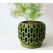 Ghiveci de flori 3d Geolux Premium rotund 10 x 7.5 cm, Culoare Verde 3dv0095 foto 4