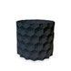 Ghiveci de flori 3d, Geonix , rotund 12 x 11 cm, Culoare Antracit 3dv0697 foto 2