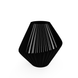 Vaza 3d Xenonis mini Premium rotund 16 x 14 cm, Culoare Negru 3dv0013 foto 1