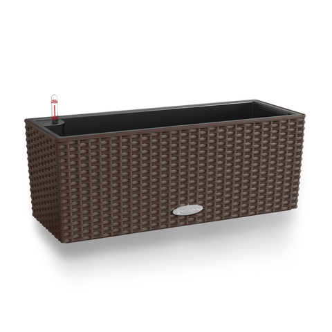 Ghiveci inteligent Lechuza Balconera Cottage 50 dreptunghiular 8 l 19 x 50 x 19 cm, culoare Mocha 15605 foto