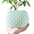 Ghiveci de flori 3d Sferra rotund 13.5 x 11.5 cm, Culoare Alb 3dv0378 foto
