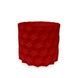 Ghiveci de flori 3d, Geonix , rotund 18 x 16.5 cm, Culoare Rosu 3dv0716 foto 2