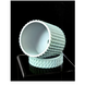 Ghiveci de flori 3d Folium Premium rotund 10.5 x 12 cm, Culoare Аlb 3dv0018 foto 3