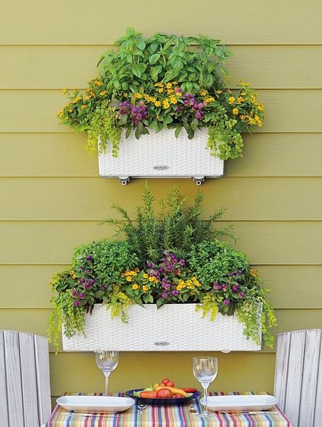 Ghiveci inteligent Lechuza Balconera Cottage 50 dreptunghiular 8 l 19 x 50 x 19 cm, Culoare Gri deschis 15447 foto
