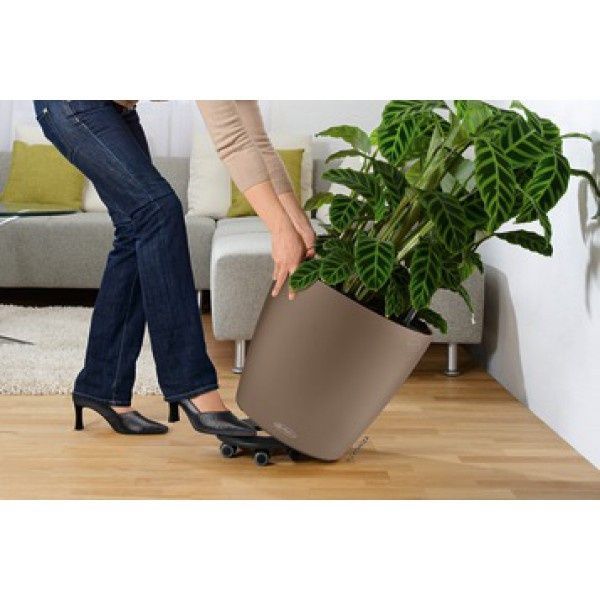 Ghiveci inteligent Lechuza Classico Color 43 rotund 33 l 42 x 40 cm, Culoare Alb 13230 foto