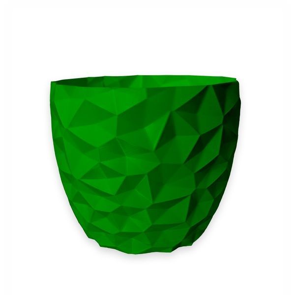 Ghiveci de flori 3d, Dunora , rotund 12 x 11 cm, Culoare Verde 3dv0669 foto