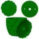Ghiveci de flori 3d, Dunora , rotund 12 x 11 cm, Culoare Verde 3dv0669 foto 3
