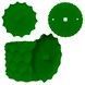 Ghiveci de flori 3d, Razorix , rotund 16.5 x 15.5 cm, Culoare Verde 3dv0869 foto 3