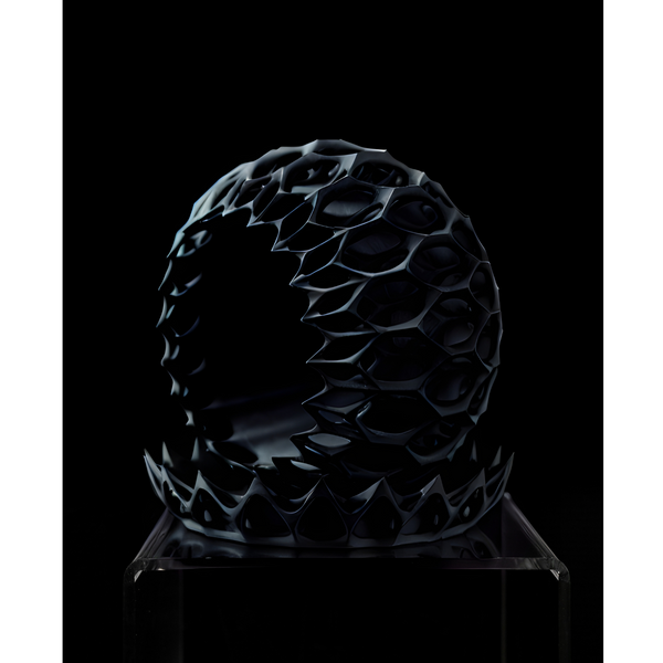 Ghiveci de flori 3d Lavarra rotund 17 x 13.5 cm, Culoare Antracit 3dv0481 foto