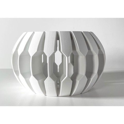 Ghiveci de flori 3d Orchid Tala Premium rotund 16.5 x 12 cm, Culoare Alb 3dv0249 foto