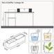 Ghiveci inteligent Lechuza Balconera Cottage 80 dreptunghiular 12 l 19 x 79 x 19 cm, Culoare Alb 15610 foto 2