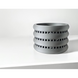 Ghiveci de flori 3d Orchid Lume Premium rotund 15 x 12 cm, Culoare Gri 3dv0237 foto 2