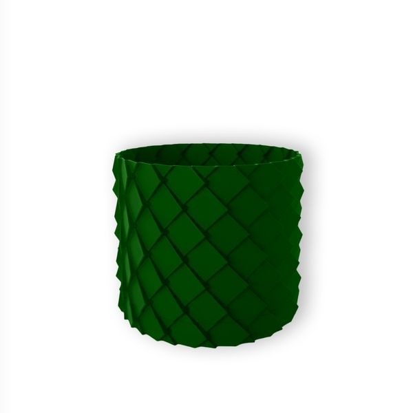 Ghiveci de flori 3d, Volcanic Dragon , rotund 18 x 16.5 cm, Culoare Verde 3dv0625 foto