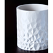 Ghiveci de flori 3d Diamond Premium rotund 12.5 x 14 cm, Culoare Alb 3dv0314 foto 3