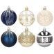 Set globuri de Craciun cu modele de sarbatori, 30 bucati, 6cm, multicolor CA-0869 foto 6