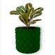 Ghiveci de flori 3d, Volcanic Dragon , rotund 18 x 16.5 cm, Culoare Verde 3dv0625 foto 1