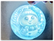3D Decorative Lamp &ldquo;Snowman Sphere&rdquo; lampa ambientala, lampă de masa, cadou elegant de Crăciun 10x11.5 cm 3dl0013 foto 1
