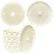 Ghiveci de flori 3d, Trigrix , rotund 18 x 16.5 cm, Culoare Аlb 3dv0926 foto 3