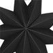 Stea decorativa 3D din hartie, cu 9 colturi, 30cm, neagra CA-1104 foto 6