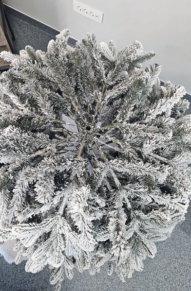 Brad artificial Christmas TSB Grand Global nins, mix 2D+3D, 250cm U-Global-Snow-250 foto