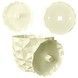 Ghiveci de flori 3d, Dunora , rotund 13 x 12 cm, Culoare Аlb 3dv0677 foto 3