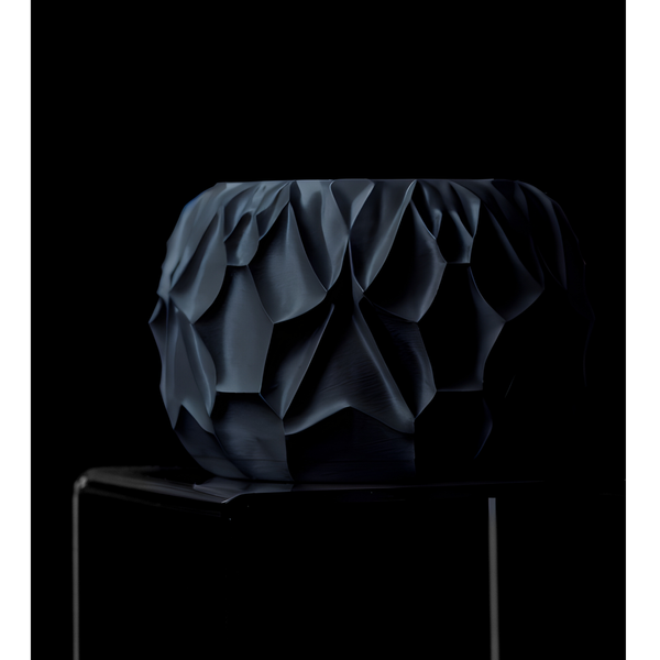 Ghiveci de flori 3d Mistella rotund 20 x 16 cm, Culoare Negru 3dv0394 foto