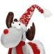 Figurina Craciun, Ren, picioare telescopice, iluminare LED, inaltime reglabila 64-85cm CA-1249 foto 13