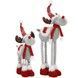 Figurina Craciun, Ren, picioare telescopice, iluminare LED, inaltime reglabila 64-85cm CA-1249 foto 1