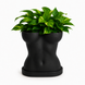 Ghiveci &ndash; vază de flori 3D &bdquo;Thalia&rdquo; negru &ndash; siluetă feminină 170 &times; 175 mm 3dv1089 foto 3