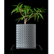 Ghiveci de flori 3d Folium Premium rotund 12.5 x 14,3 cm, Culoare Gri 3dv0032 foto 4