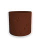 Ghiveci de flori 3d, Trace Animal , rotund 16.5 x 15.5 cm, Culoare Maro 3dv0981 foto 2