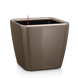 Ghiveci inteligent Lechuza Quadro Premium LS 50 pătrat 53 l 50 x 46 cm, Culoare Taupe 16285 foto 1