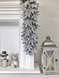 Ghirlanda artificiala de Craciun, TSE Garland LUX SNOW, ace 3D, PE, Ghirlanda 190 cm, Ghirlanda pentru usa, semineu, Decoratiuni exteriorul interior al casei. Ninsa TSV1323 foto 3