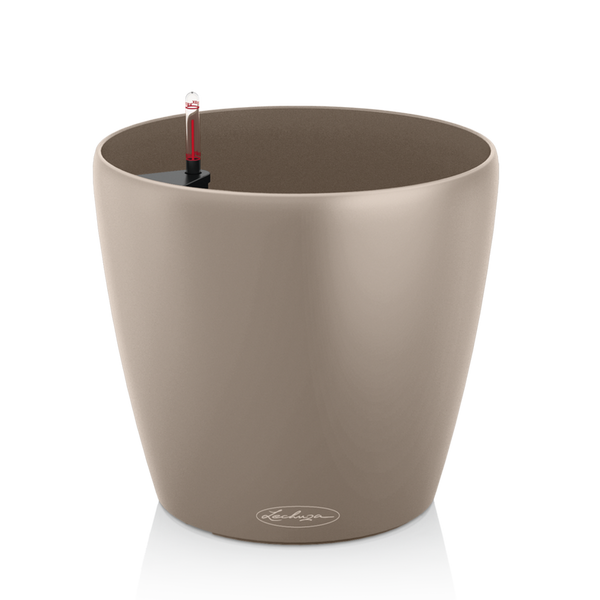 Ghiveci inteligent Lechuza Classico Color 18 rotund 2,5 l 19 x 17 cm, Culoare Alb 13261 foto