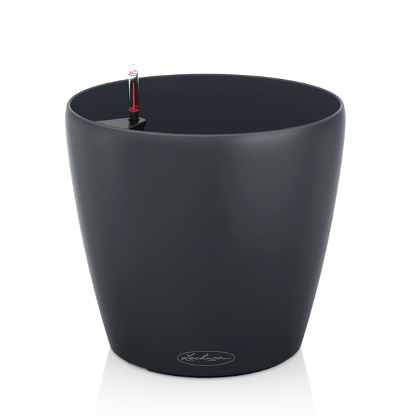 Ghiveci inteligent Lechuza Classico Color 18 rotund 2,5 l 19 x 17 cm, Culoare Alb 13261 foto