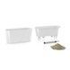 Ghiveci inteligent Lechuza Delta 20 oval 5 l 40 x 15 x 18 cm, culoare antracit 15563 foto 4