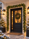 Ghirlanda artificiala de Craciun, TSE nedecorata, Garland LUX, ace 3D, PE, Ghirlanda rotunda 190 cm, Ghirlanda pentru usa, semineu, Decoratiuni exteriorul interior al casei. TSV1324 foto 4