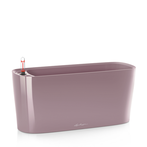 Ghiveci inteligent Lechuza Delta 20 oval 5 l 40 x 15 x 18 cm, Culoare Alb 15560 foto