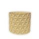 Ghiveci de flori 3d, Trigrix , rotund 11 x 10 cm, Culoare Bej 3dv0934 foto 2