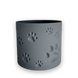 Ghiveci de flori 3d, Trace Animal , rotund 12 x 11 cm, Culoare Gri 3dv0949 foto 2