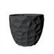 Ghiveci de flori 3d, Dunora , rotund 13 x 12 cm, Culoare Antracit 3dv0649 foto 2
